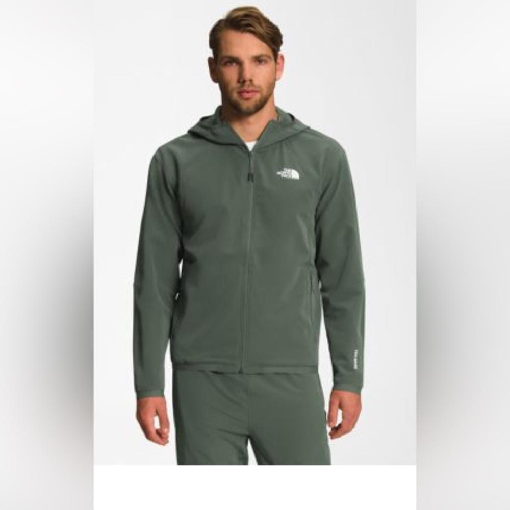 NEW W/ Tags! NORTH FACE Men's Tekware Full Zip Hoodie- Hunter Green- Size Small